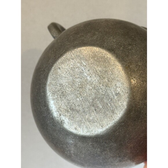 Wilton Pewter Bear Face Mug Child Cup  Hallmarks/Makers Marks on ear - Picture 5 of 11